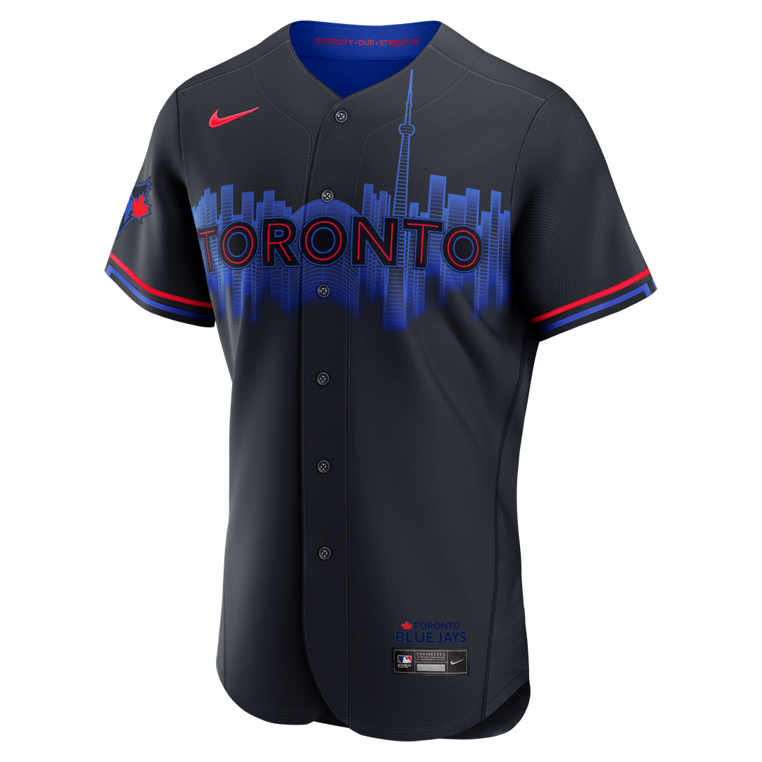 Toronto Blue Jays Navy City Connect Authentic Baseball Jersey | MLB Baseball Jersey