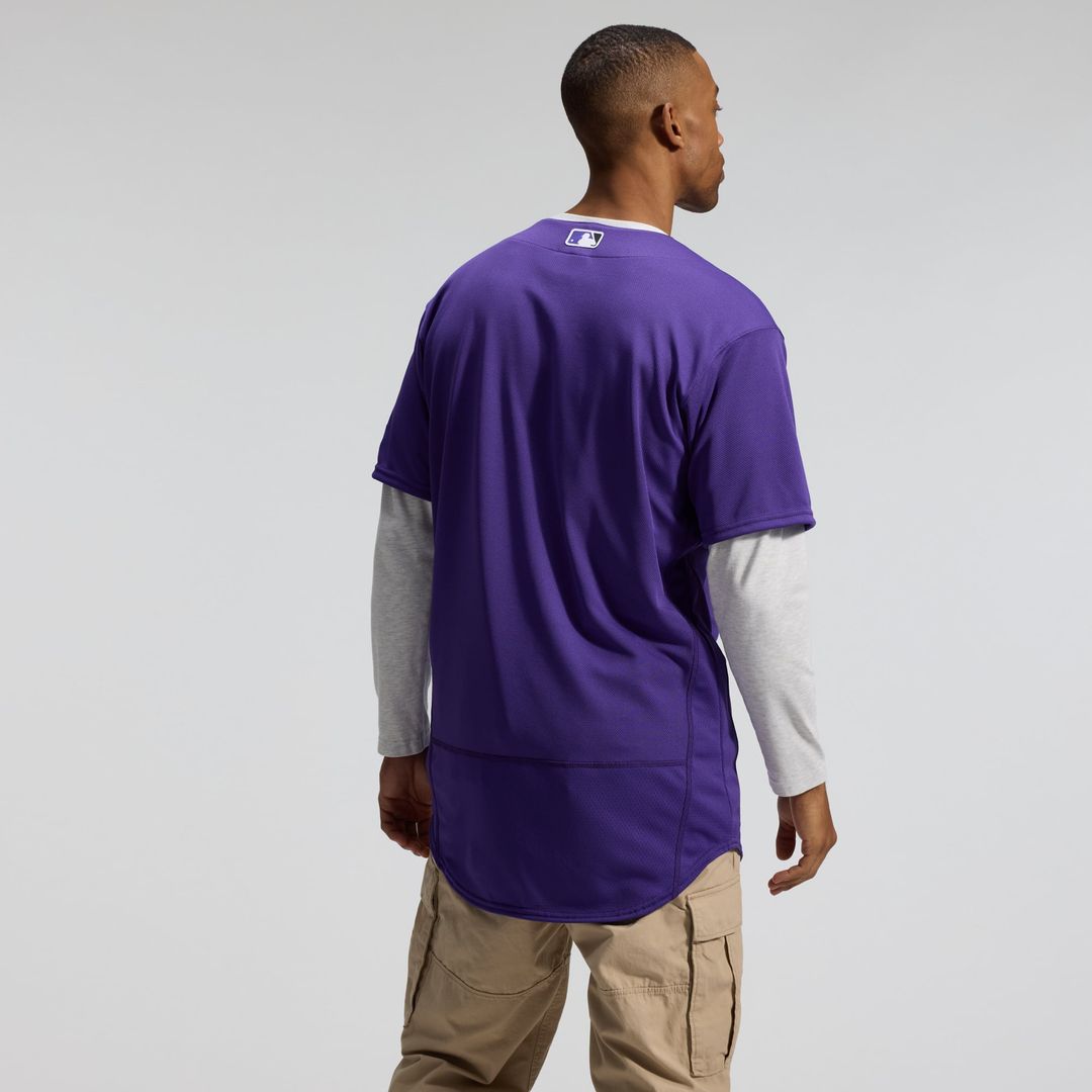 Colorado Rockies Purple Alternate Authentic Baseball Jersey | MLB Baseball Jersey