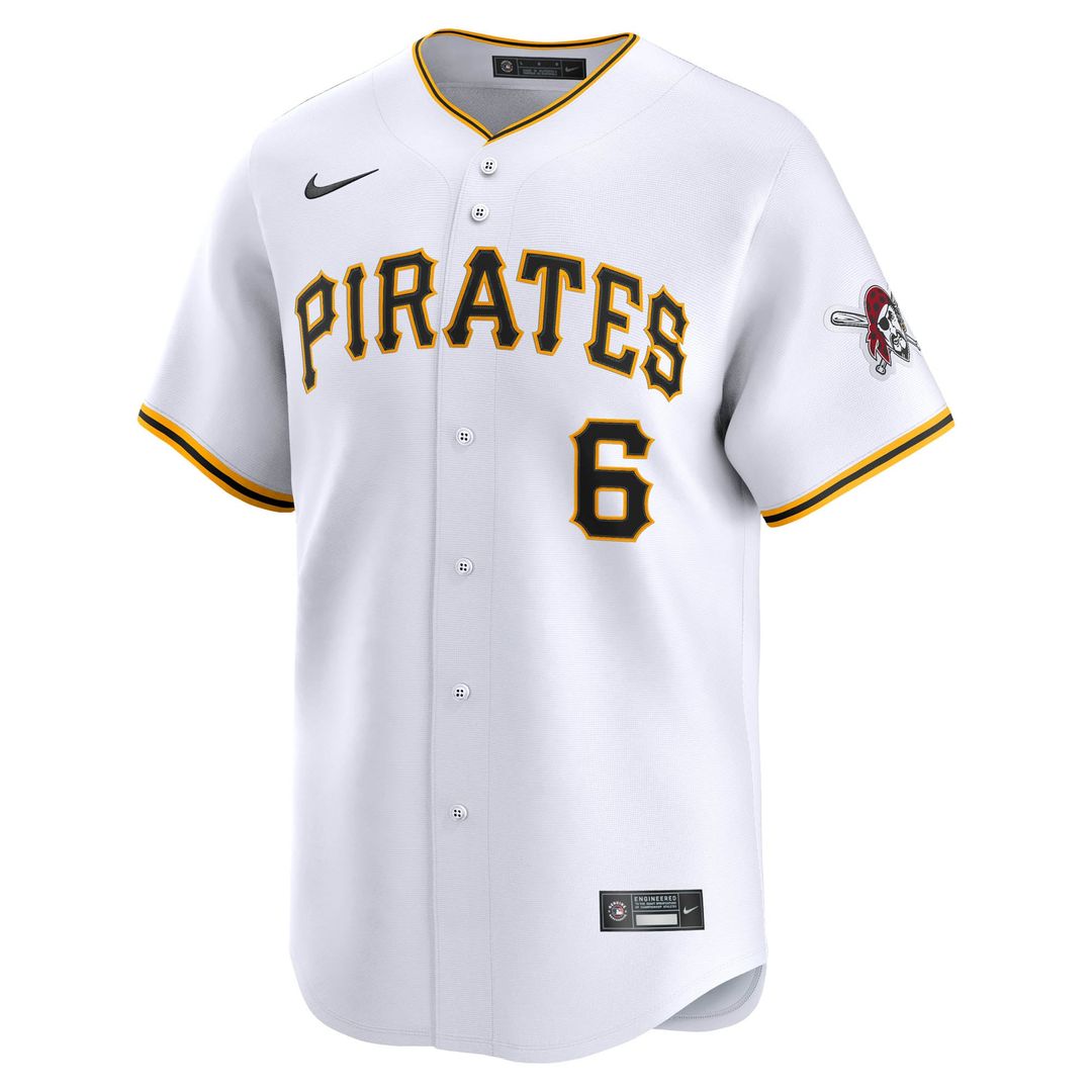 Pittsburgh Pirates Konnor Griffin White Home Limited Baseball Jersey | MLB Baseball Jersey