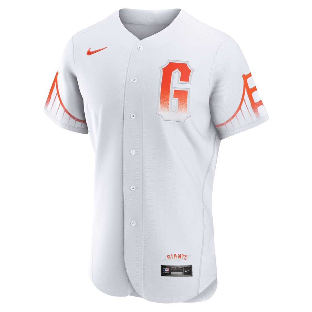 San Francisco Giants White City Connect Authentic Baseball Jersey | MLB Baseball Jersey