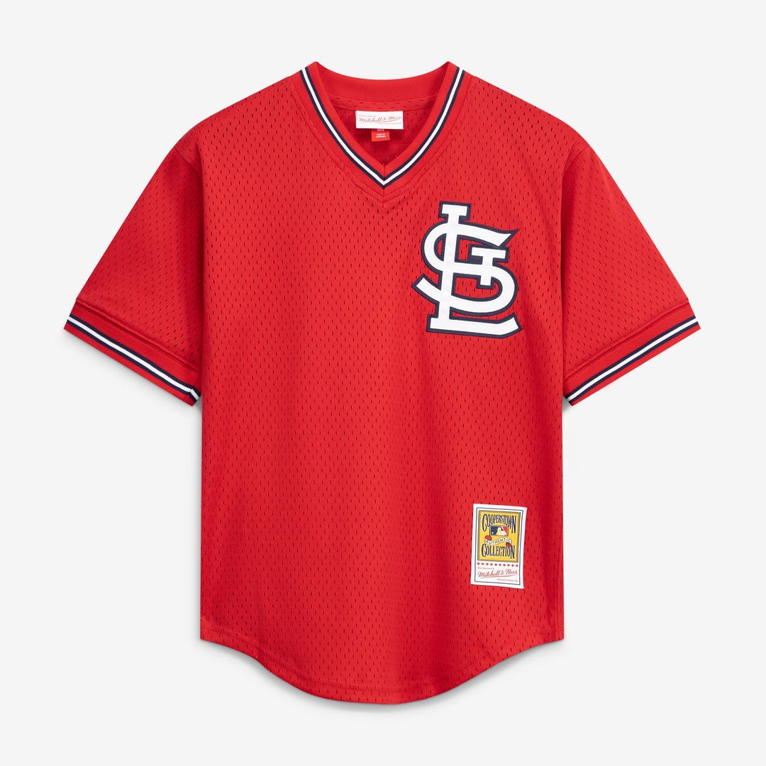 St. Louis Cardinals Ozzie Smith Navy Authentic Batting Practice Baseball Jersey | MLB Baseball Jersey