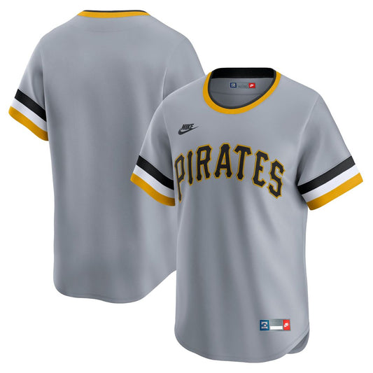 Pittsburgh Pirates Gray Cooperstown Collection Limited Baseball Jersey