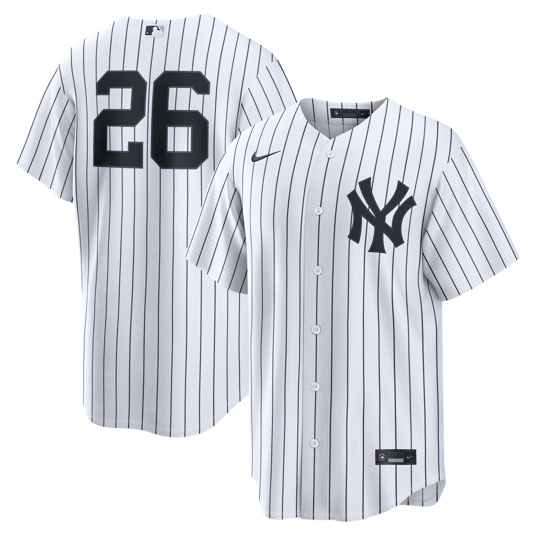 New York Yankees Luis García Jr. White Home Replica Baseball Jersey