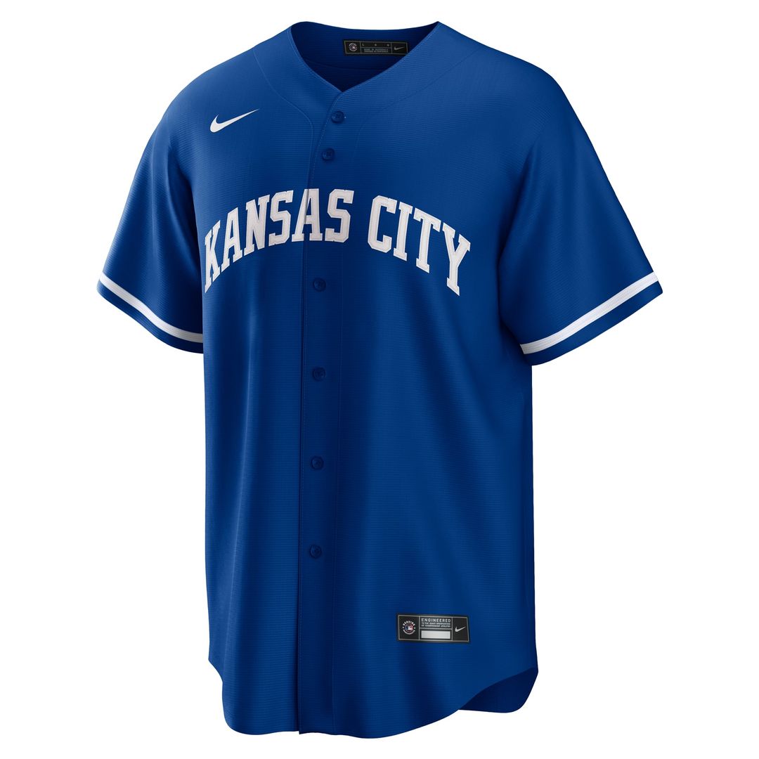 Kansas City Royals Bobby Witt Jr. Gray Road Replica Baseball Jersey | MLB Baseball Jersey