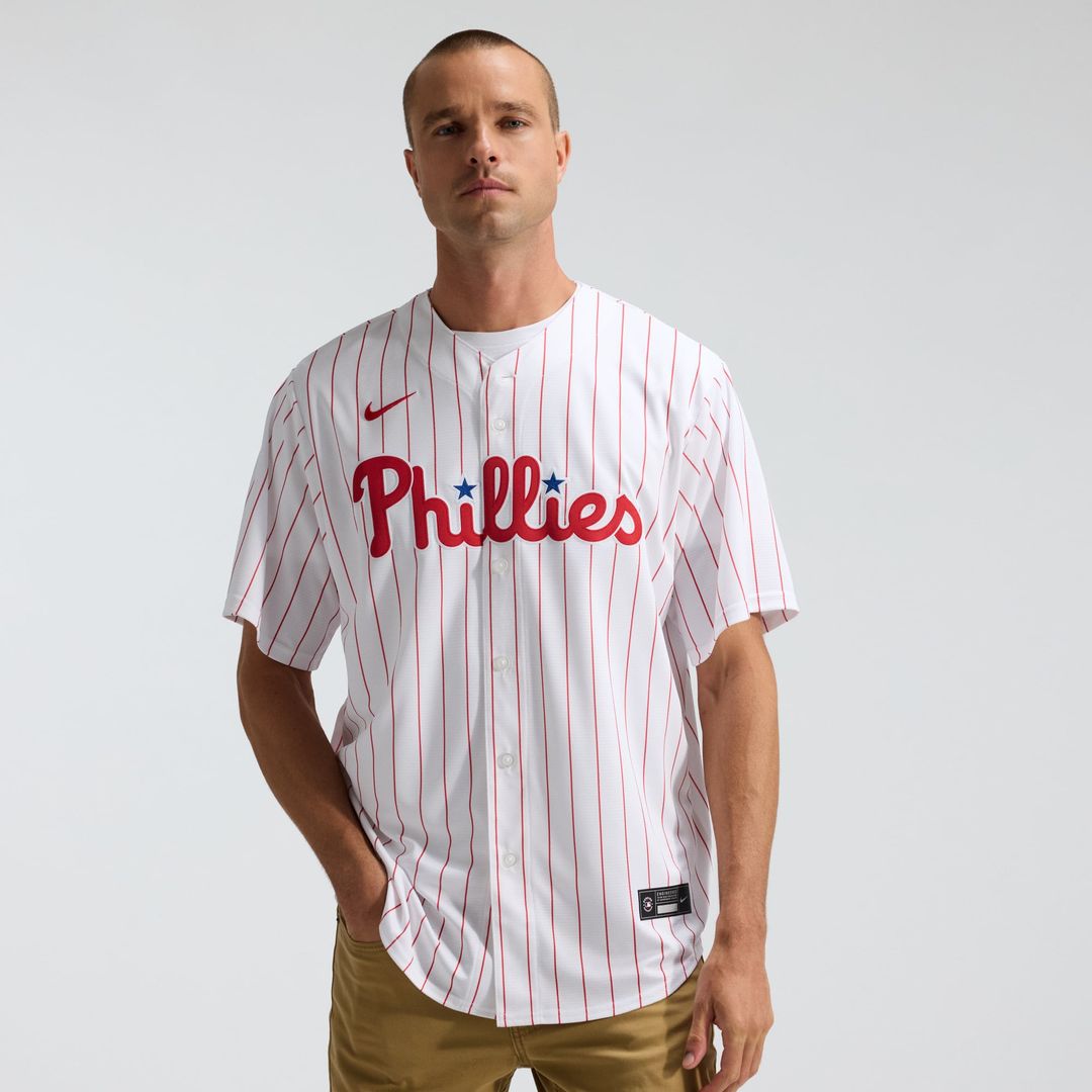 Philadelphia Phillies White Home Replica Team Baseball Jersey