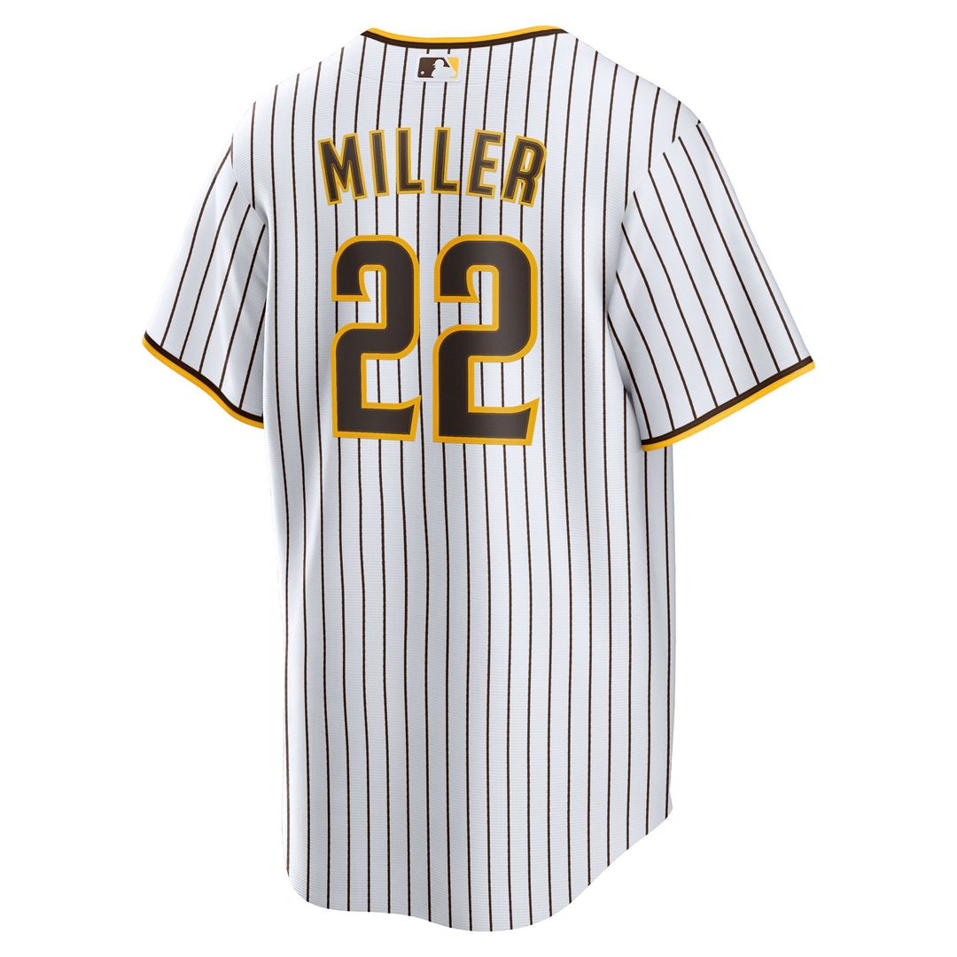 San Diego Padres Mason Miller White Home Replica Baseball Jersey | MLB Baseball Jersey