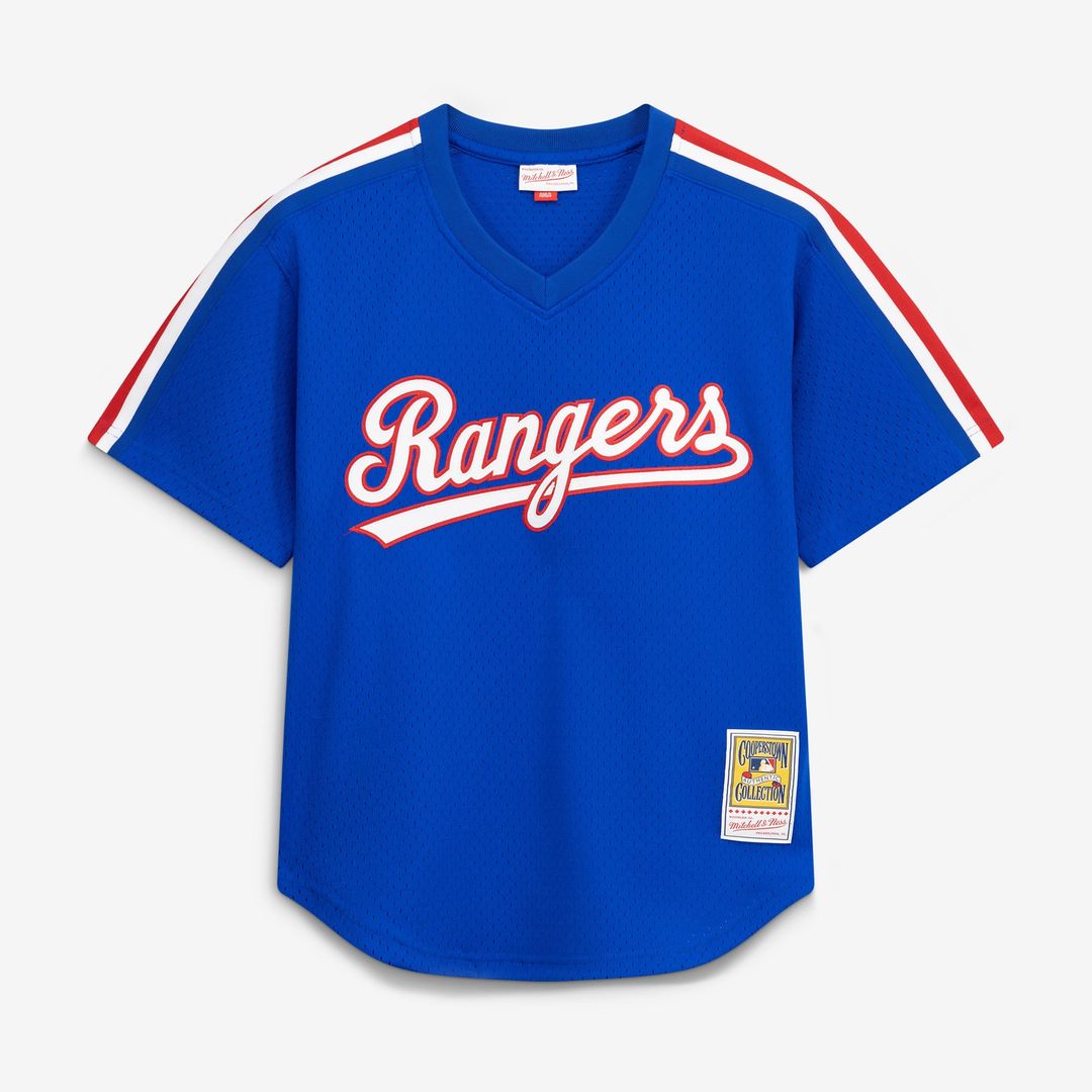 Texas Rangers Nolan Ryan Royal Big & Tall Cooperstown Mesh Batting Practice Baseball Jersey | MLB Baseball Jersey
