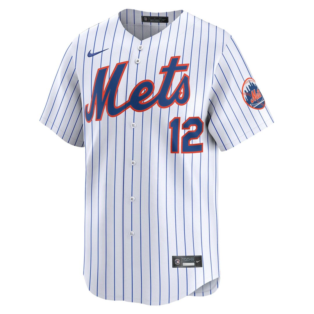 New York Mets Francisco Lindor Gray Road Limited Baseball Jersey | MLB Baseball Jersey