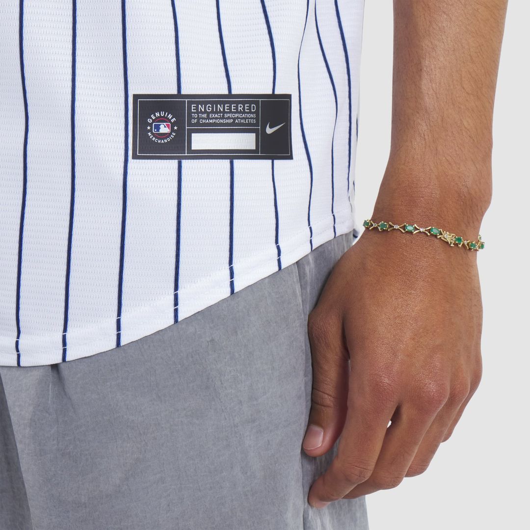 New York Yankees CC Sabathia White 2025 Baseball Hall of Fame Name & Number Retired Replica Baseball Jersey | MLB Baseball Jersey