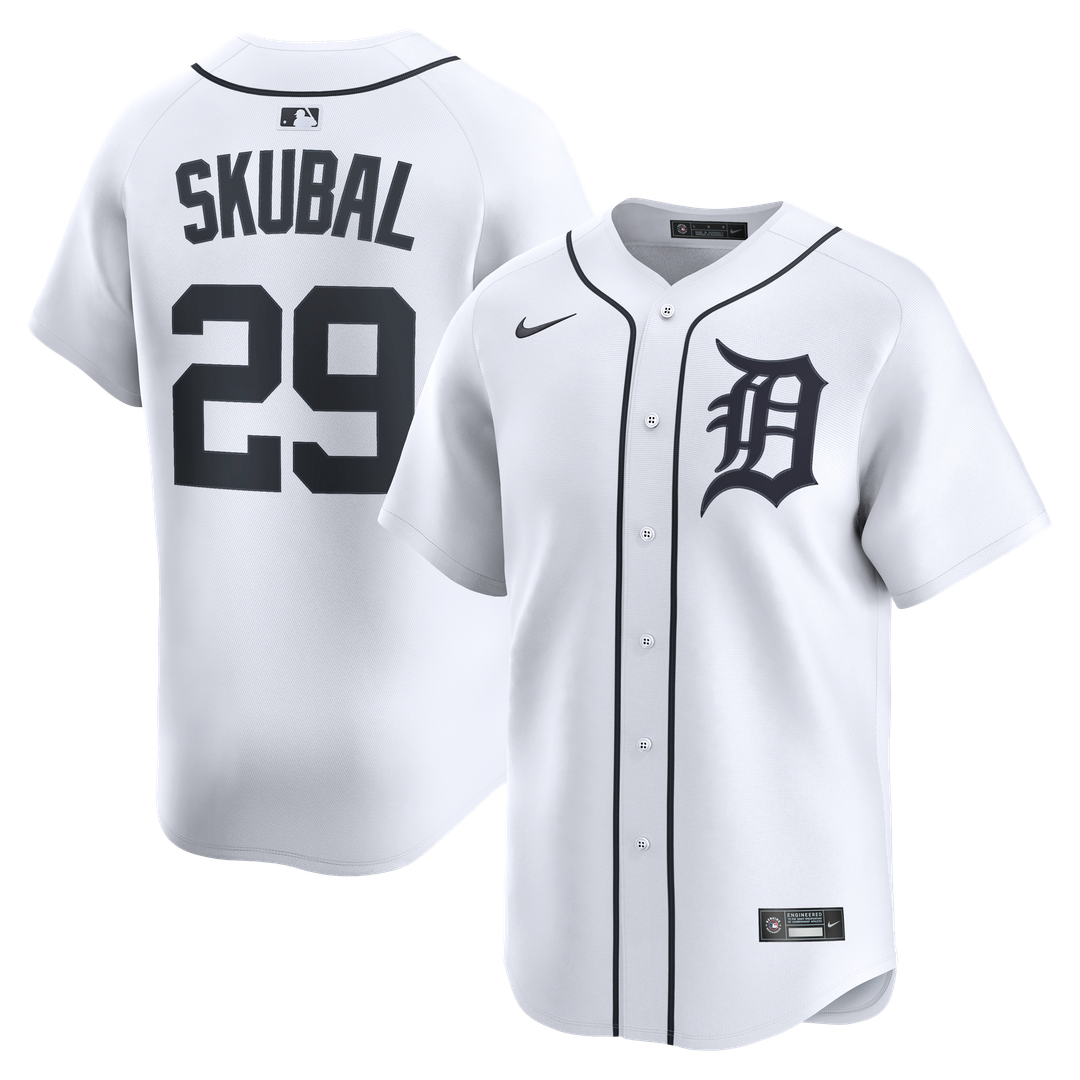 Detroit Tigers Tarik Skubal White Home Limited Baseball Jersey