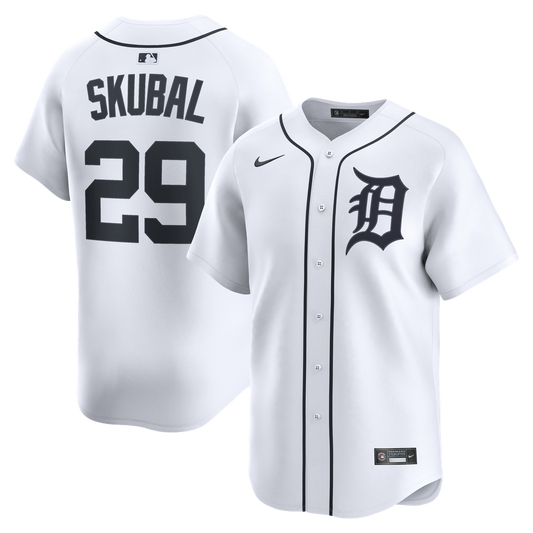 Detroit Tigers Tarik Skubal White Home Limited Baseball Jersey