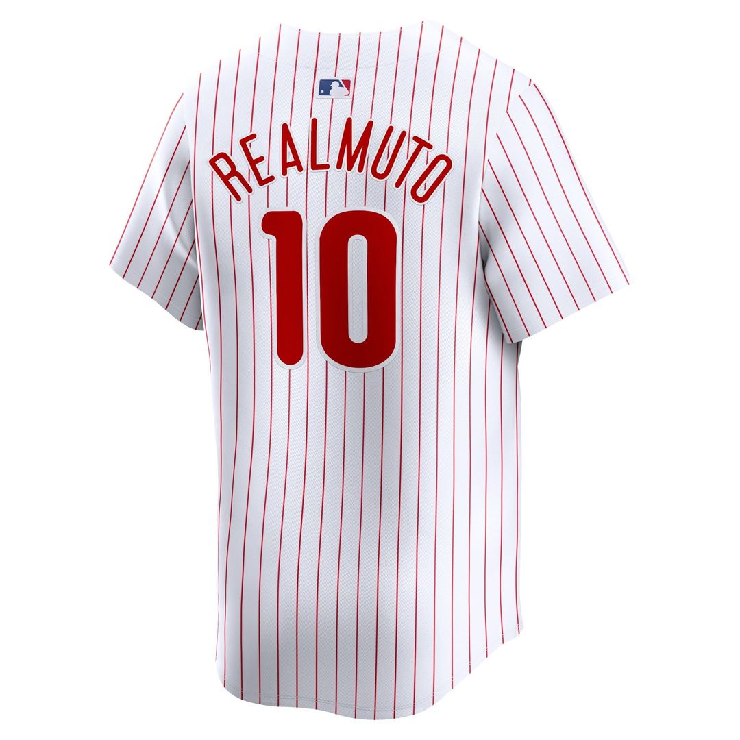 Philadelphia Phillies J.T. Realmuto White Home Limited Baseball Jersey | MLB Baseball Jersey