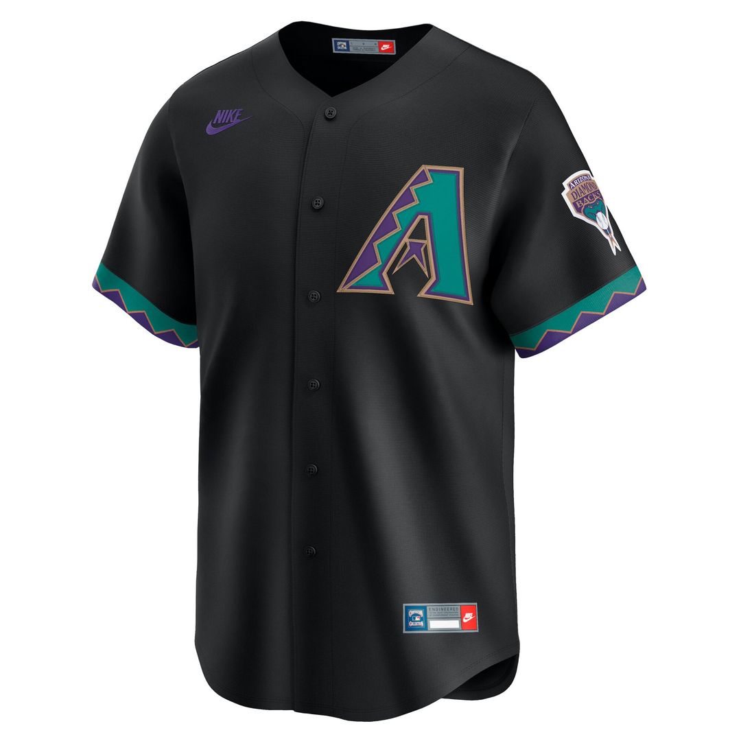 Arizona Diamondbacks Randy Johnson Black Throwback Cooperstown Collection Limited Baseball Jersey | MLB Baseball Jersey