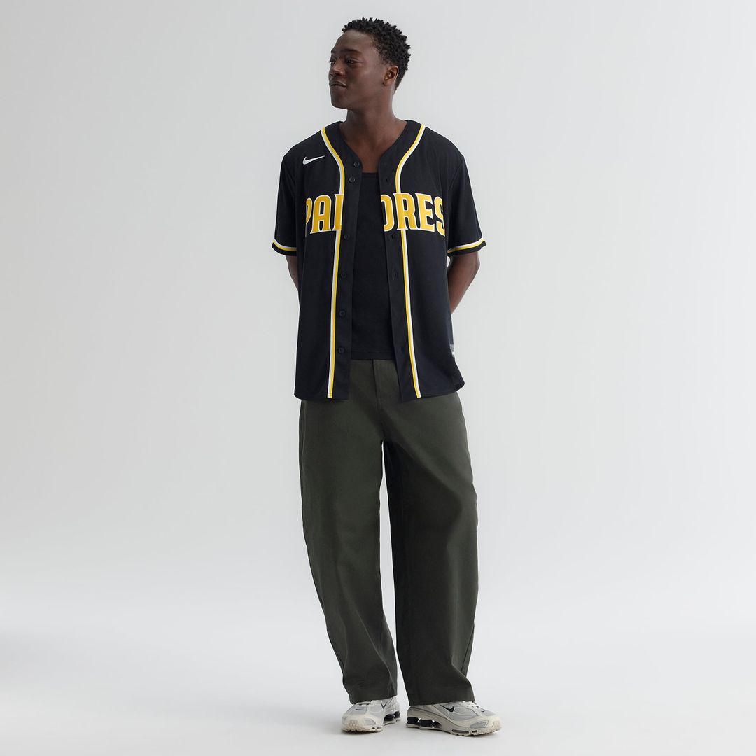 San Diego Padres Fernando Tatis Jr. Fashion Replica Black Out Baseball Jersey | MLB Baseball Jersey