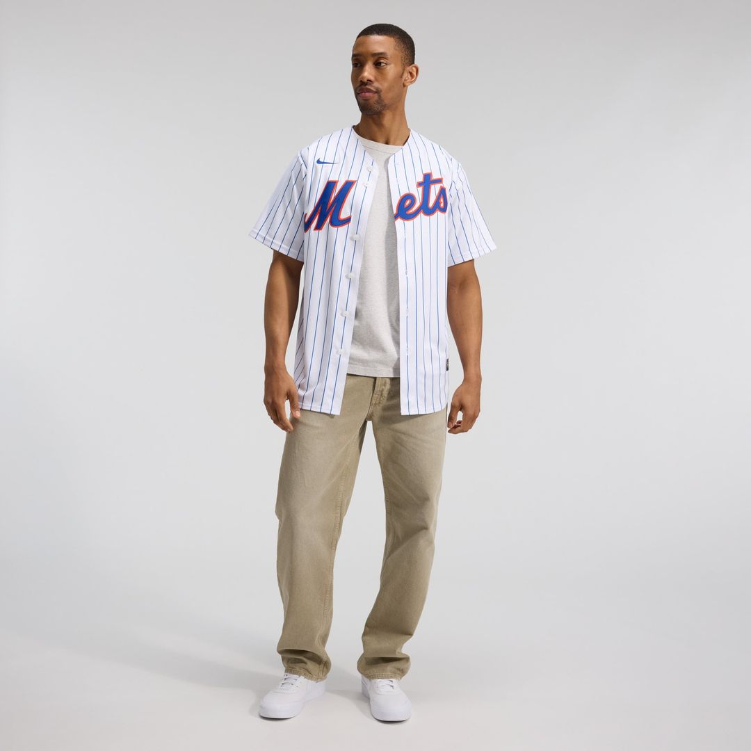 New York Mets White Home Replica Baseball Jersey | MLB Baseball Jersey