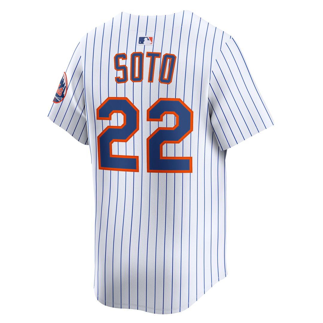 New York Mets White Home Limited Baseball Jersey | MLB Baseball Jersey