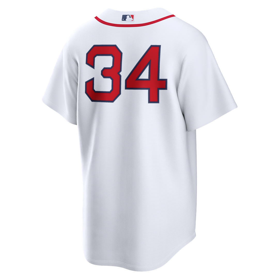 Boston Red Sox David Ortiz White Home Replica Baseball Jersey | MLB Baseball Jersey