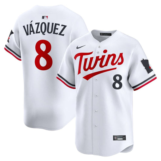 Minnesota Twins Christian Vázquez White Home Limited Baseball Jersey