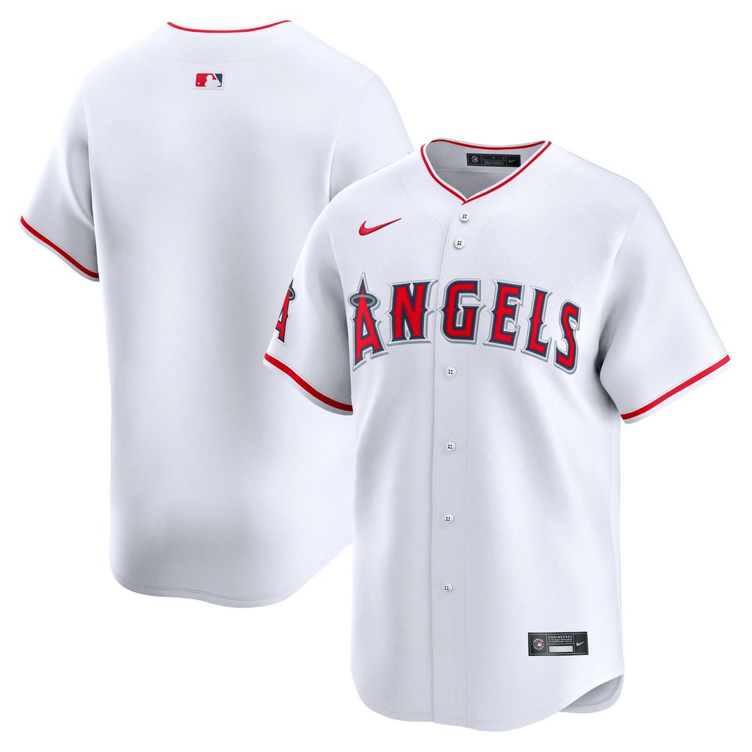 Los Angeles Angels White Home Limited Baseball Jersey
