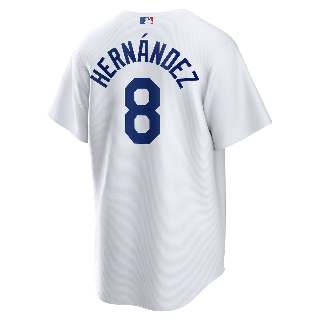 Los Angeles Dodgers Enrique Hernández White Home Replica Baseball Jersey | MLB Baseball Jersey