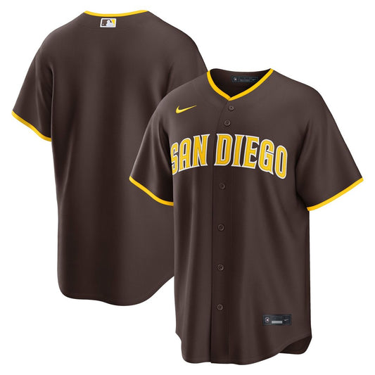 San Diego Padres Brown Road Replica Baseball Jersey