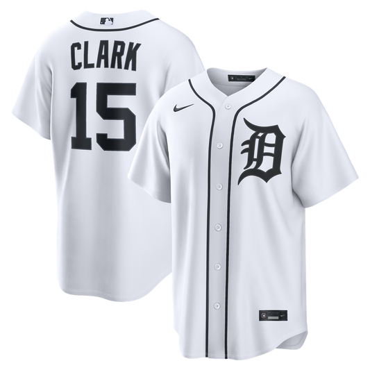 Detroit Tigers Max Clark White Home Replica Baseball Jersey