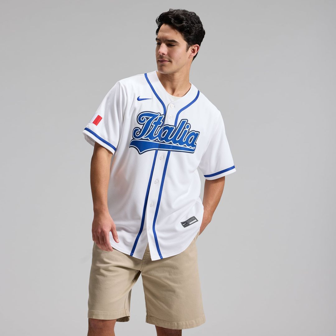 Italy Baseball Vinnie Pasquantino White 2026 World Baseball Classic Home Stadium Baseball Jersey | MLB Baseball Jersey