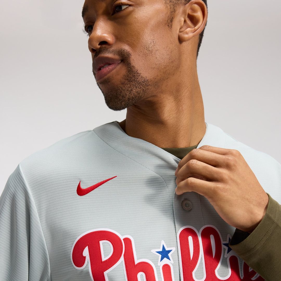 Philadelphia Phillies Bryce Harper Gray Road Replica Baseball Jersey | MLB Baseball Jersey