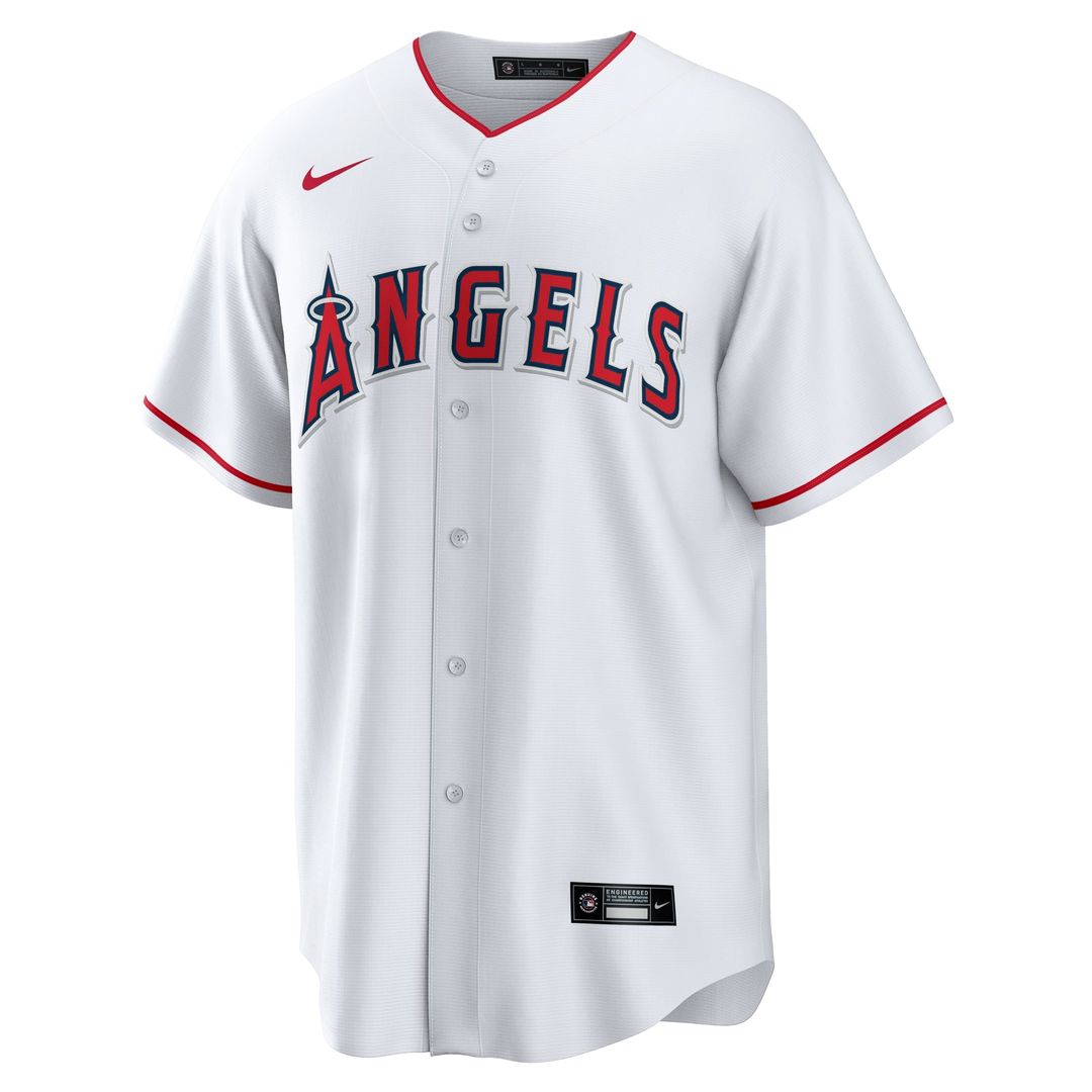 Los Angeles Angels White #1 Groom Home Replica Baseball Jersey | MLB Baseball Jersey