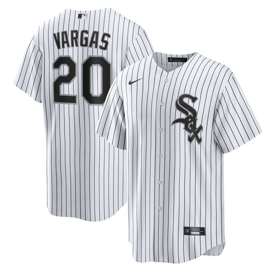Chicago White Sox Miguel Vargas White Home Replica Baseball Jersey