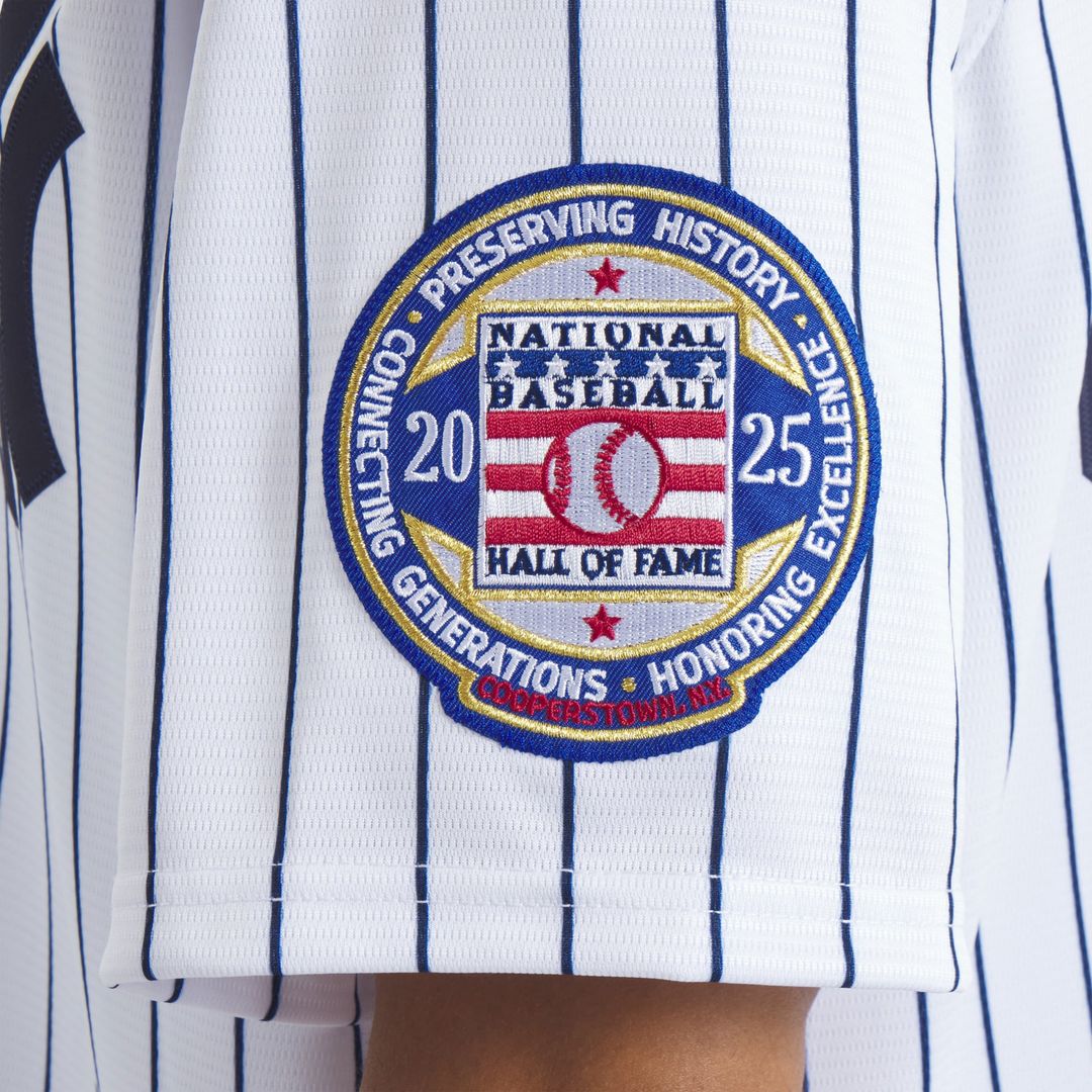 New York Yankees CC Sabathia White 2025 Baseball Hall of Fame Name & Number Retired Replica Baseball Jersey | MLB Baseball Jersey