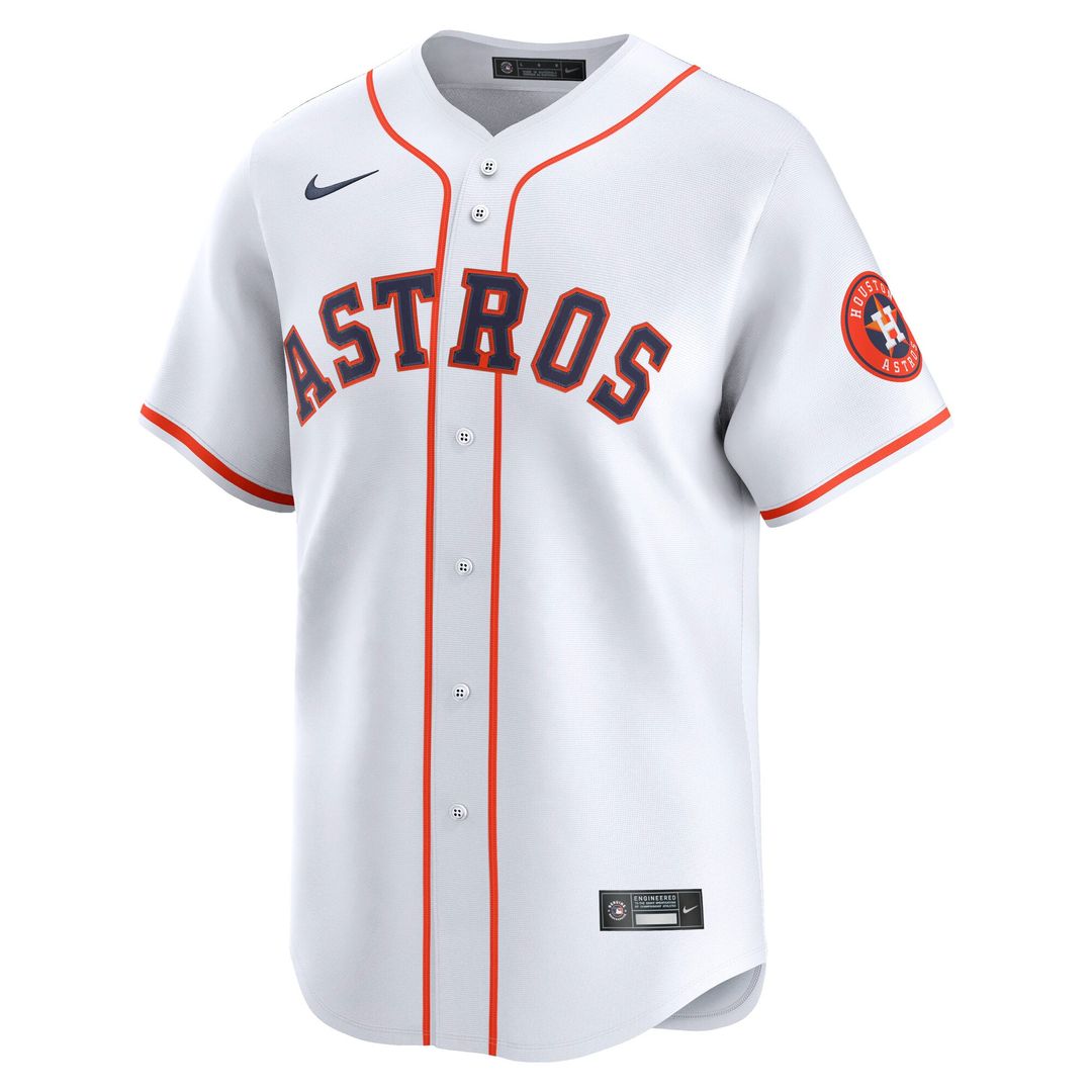 Houston Astros White Home Limited Baseball Jersey | MLB Baseball Jersey