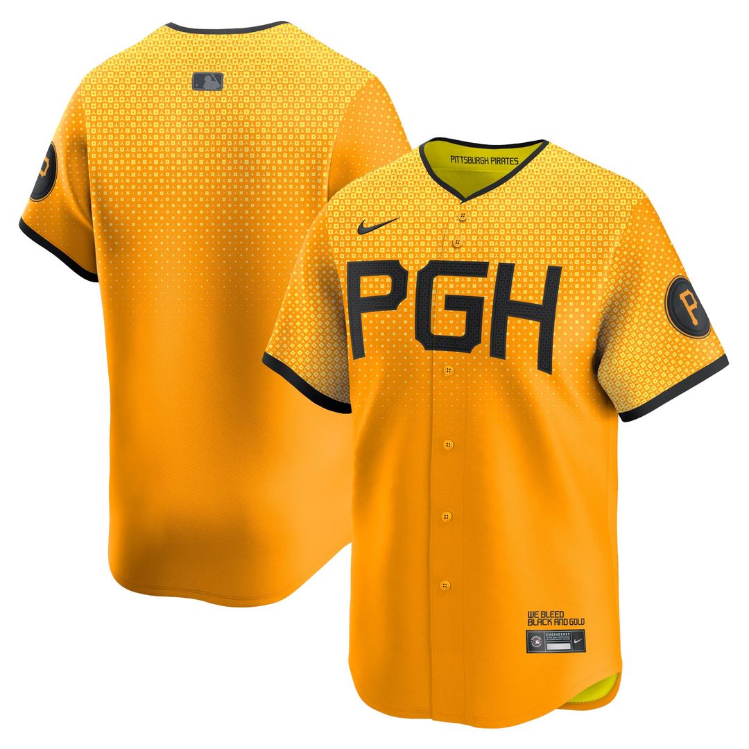 Pittsburgh Pirates Gold City Connect Limited Baseball Jersey