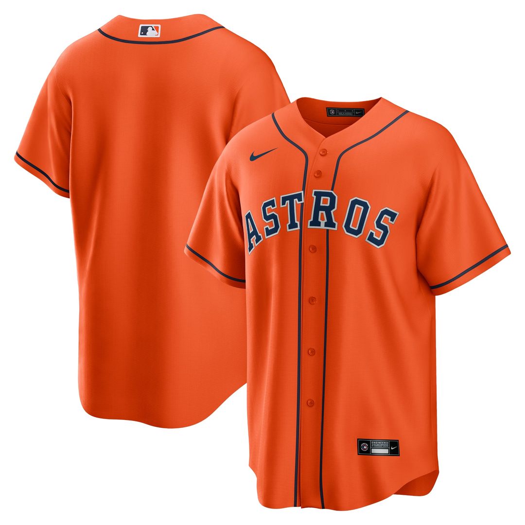 Houston Astros Navy Alternate Replica Team Baseball Jersey | MLB Baseball Jersey