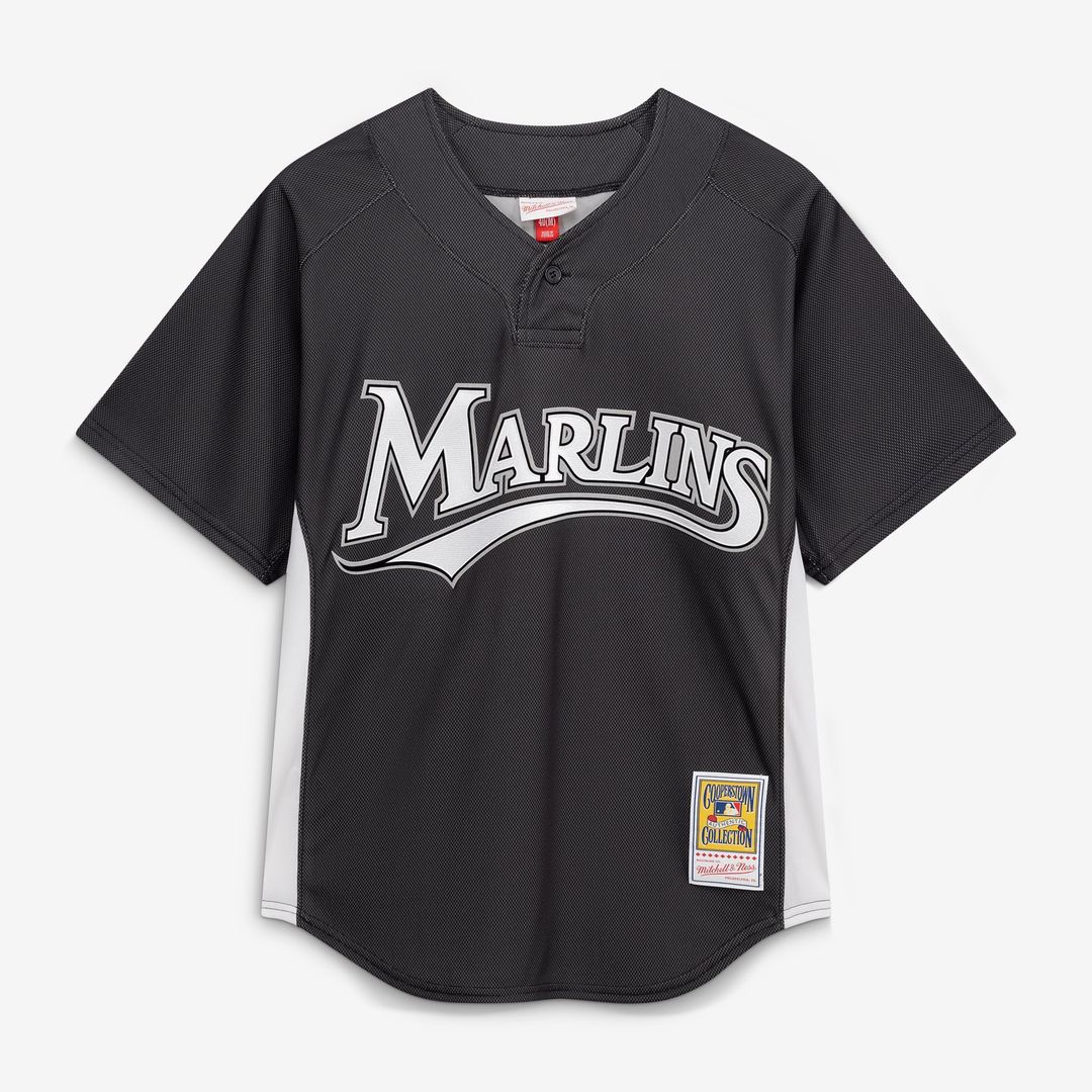 Florida Marlins Dontrelle Willis Black Authentic Batting Practice Baseball Jersey | MLB Baseball Jersey