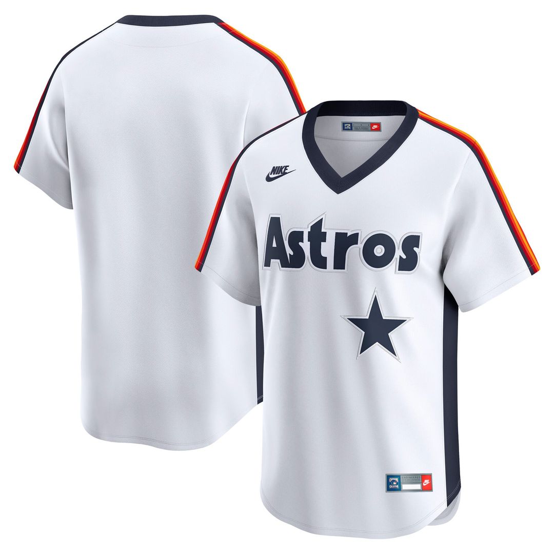 Houston Astros White Cooperstown Collection Limited Baseball Jersey