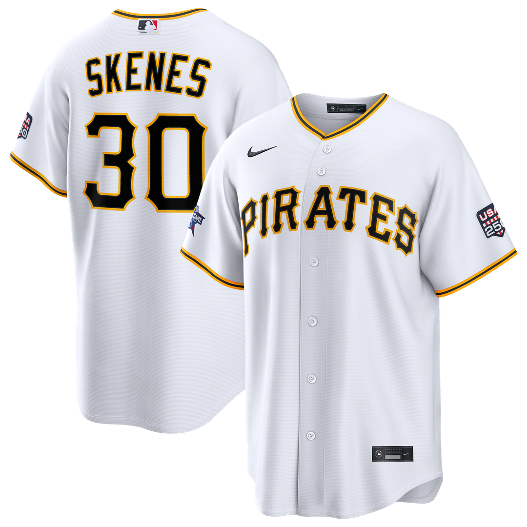 2026 All-Star Game Men's Pittsburgh Pirates Paul Skenes White Replica Baseball Jersey