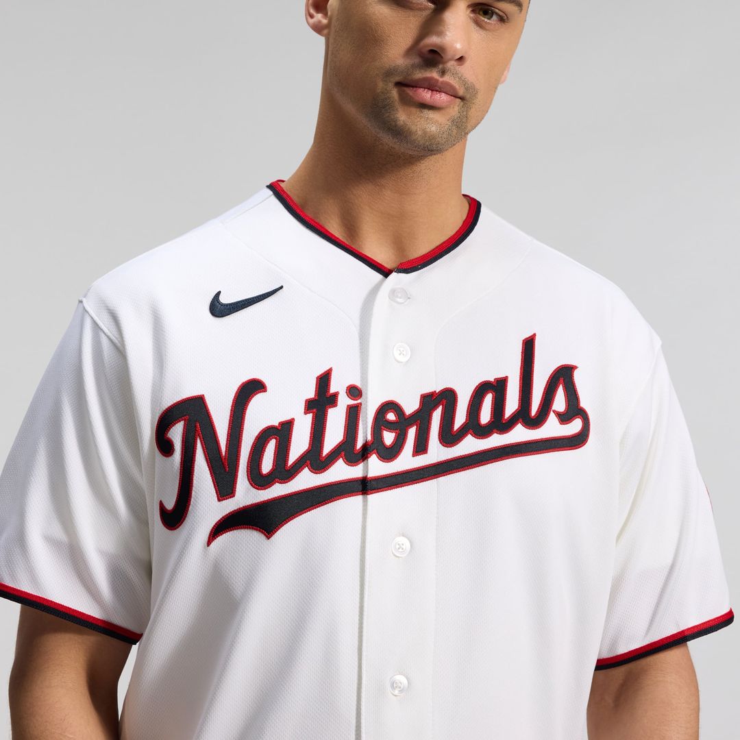 Washington Nationals White Home Authentic Baseball Jersey | MLB Baseball Jersey