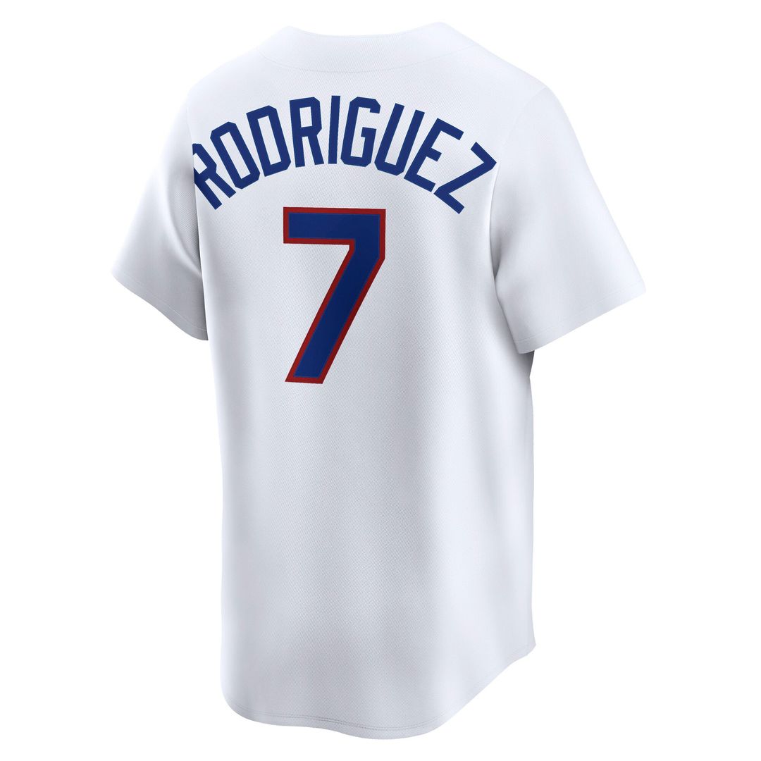 Texas Rangers Ivan Rodriguez White Throwback Cooperstown Collection Limited Baseball Jersey | MLB Baseball Jersey