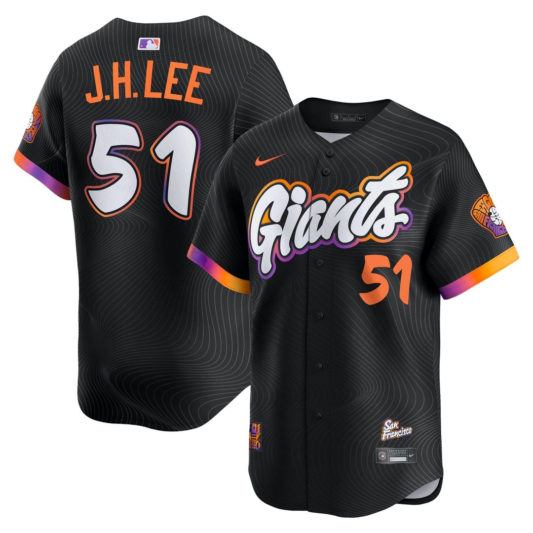 San Francisco Giants Jung Hoo Lee Black 2025 City Connect Limited Baseball Jersey
