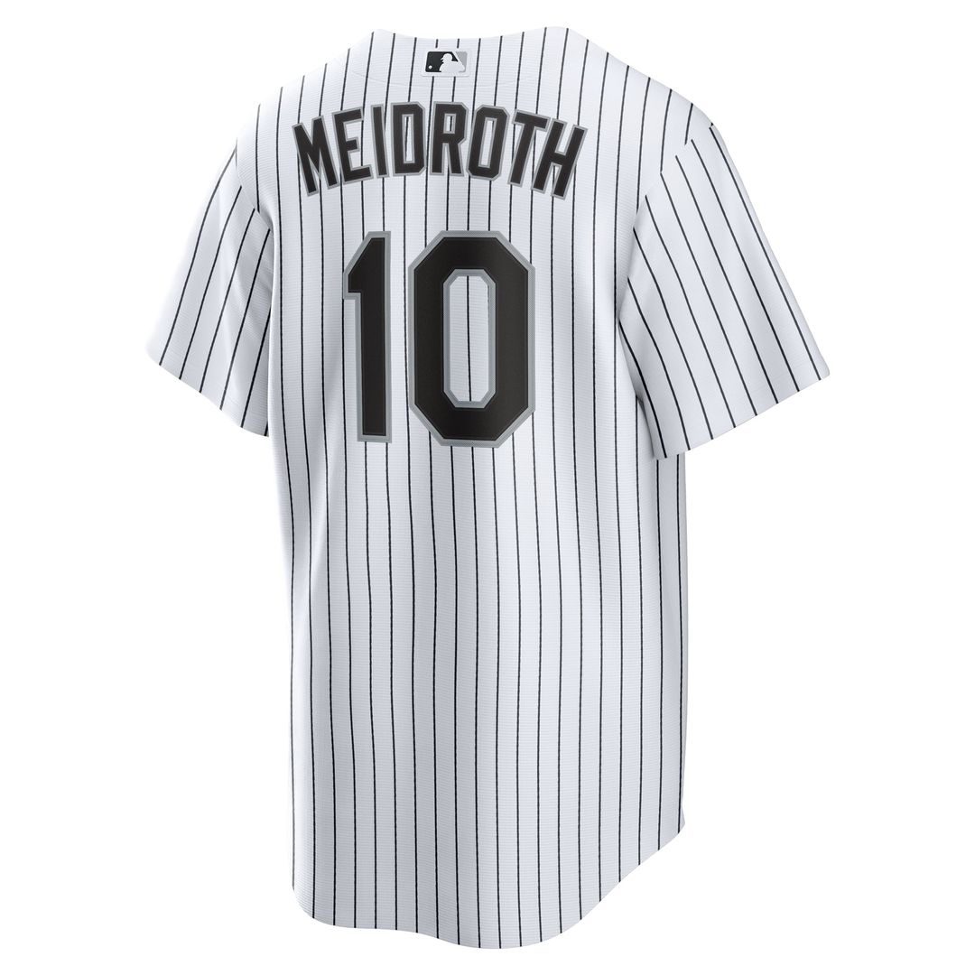 Chicago White Sox Chase Meidroth White Home Replica Baseball Jersey | MLB Baseball Jersey