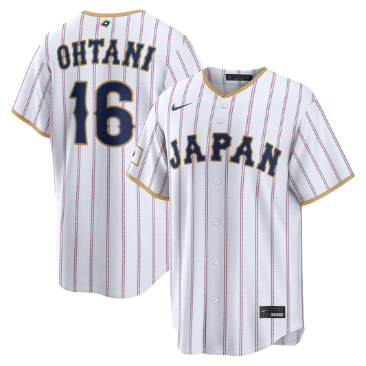Japan Baseball Shohei Ohtani White 2026 World Baseball Classic Home Stadium Baseball Jersey