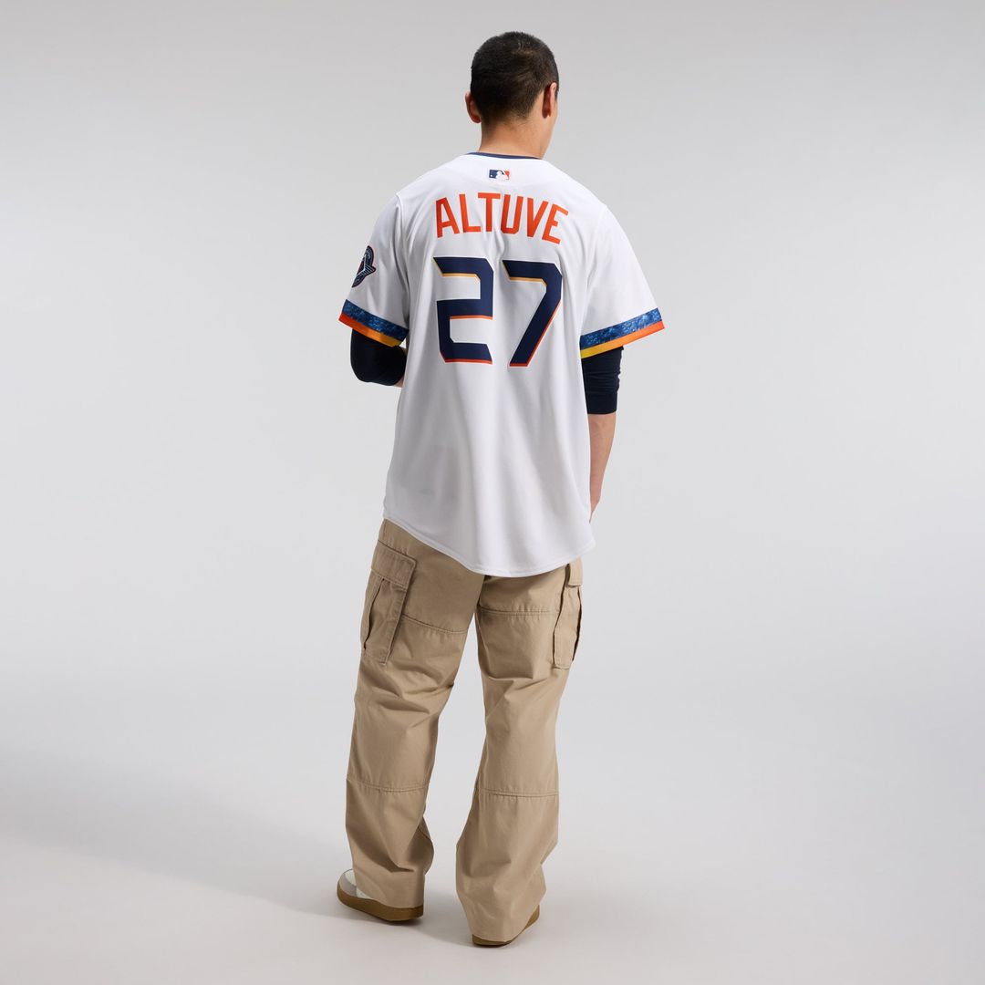Houston Astros Jose Altuve White 2025 City Connect Limited Baseball Jersey | MLB Baseball Jersey