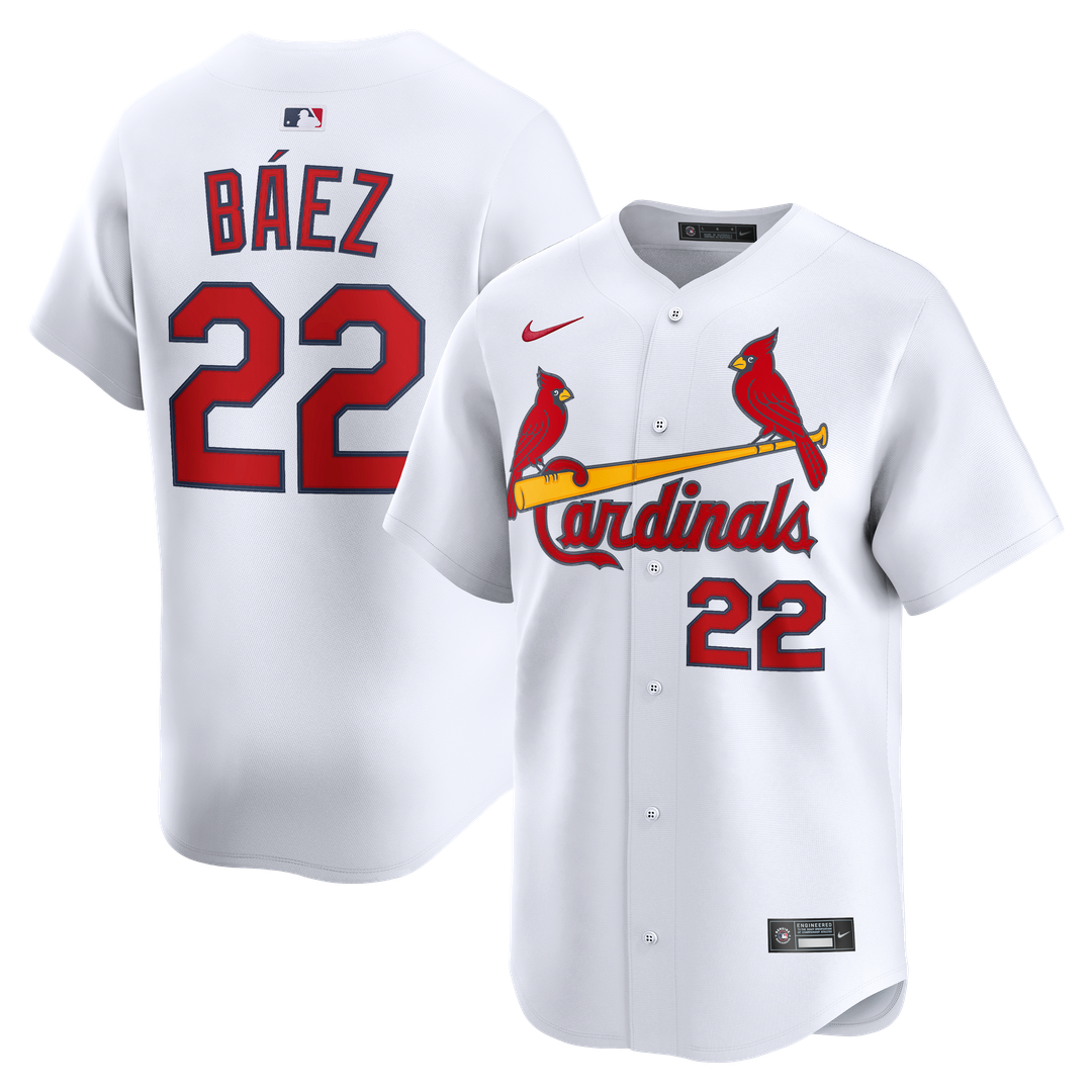 St. Louis Cardinals Joshua Báez White Home Limited Baseball Jersey