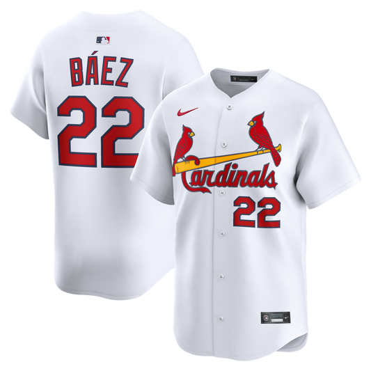 St. Louis Cardinals Joshua Báez White Home Limited Baseball Jersey