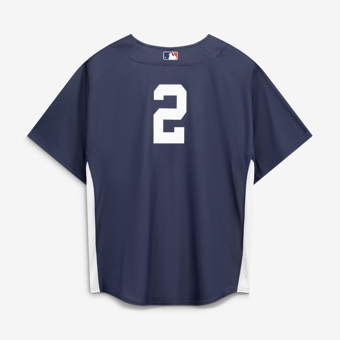 New York Yankees Derek Jeter Navy Authentic Batting Practice Baseball Jersey | MLB Baseball Jersey