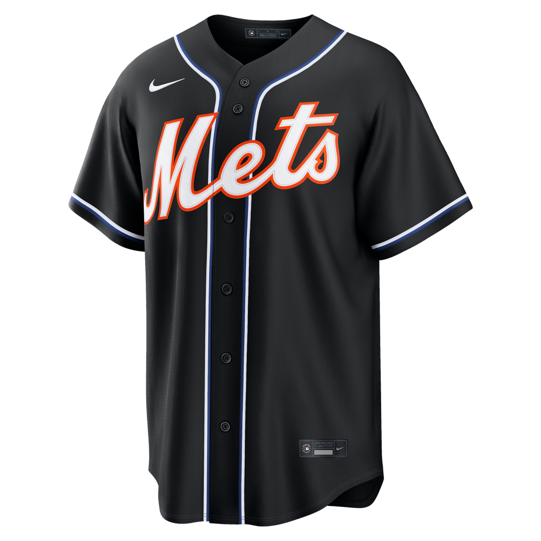 New York Mets Juan Soto Fashion Replica Black Out Baseball Jersey | MLB Baseball Jersey