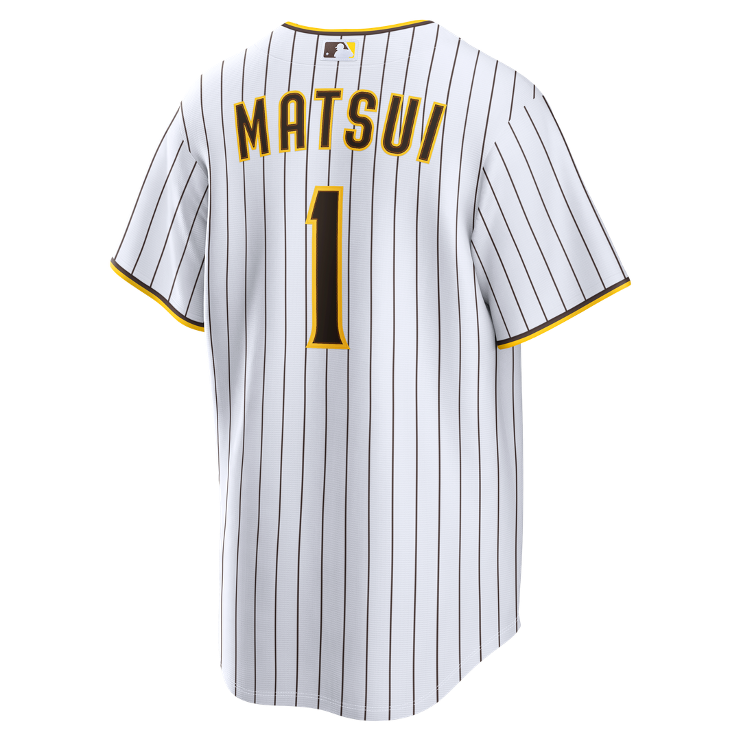 San Diego Padres Yuki Matsui White Home Replica Baseball Jersey | MLB Baseball Jersey