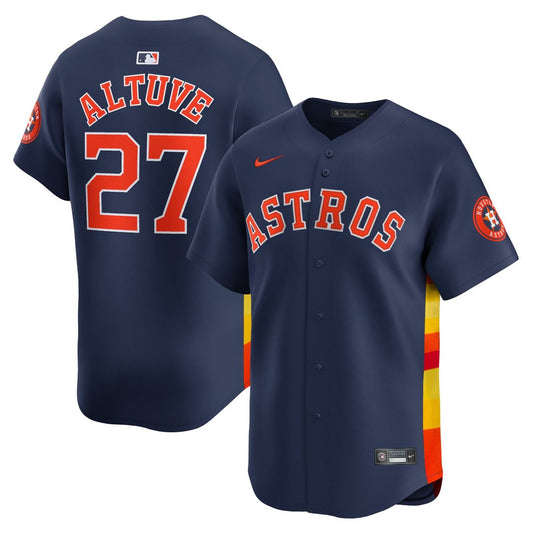 Houston Astros Jose Altuve Navy Alternate Limited Baseball Jersey