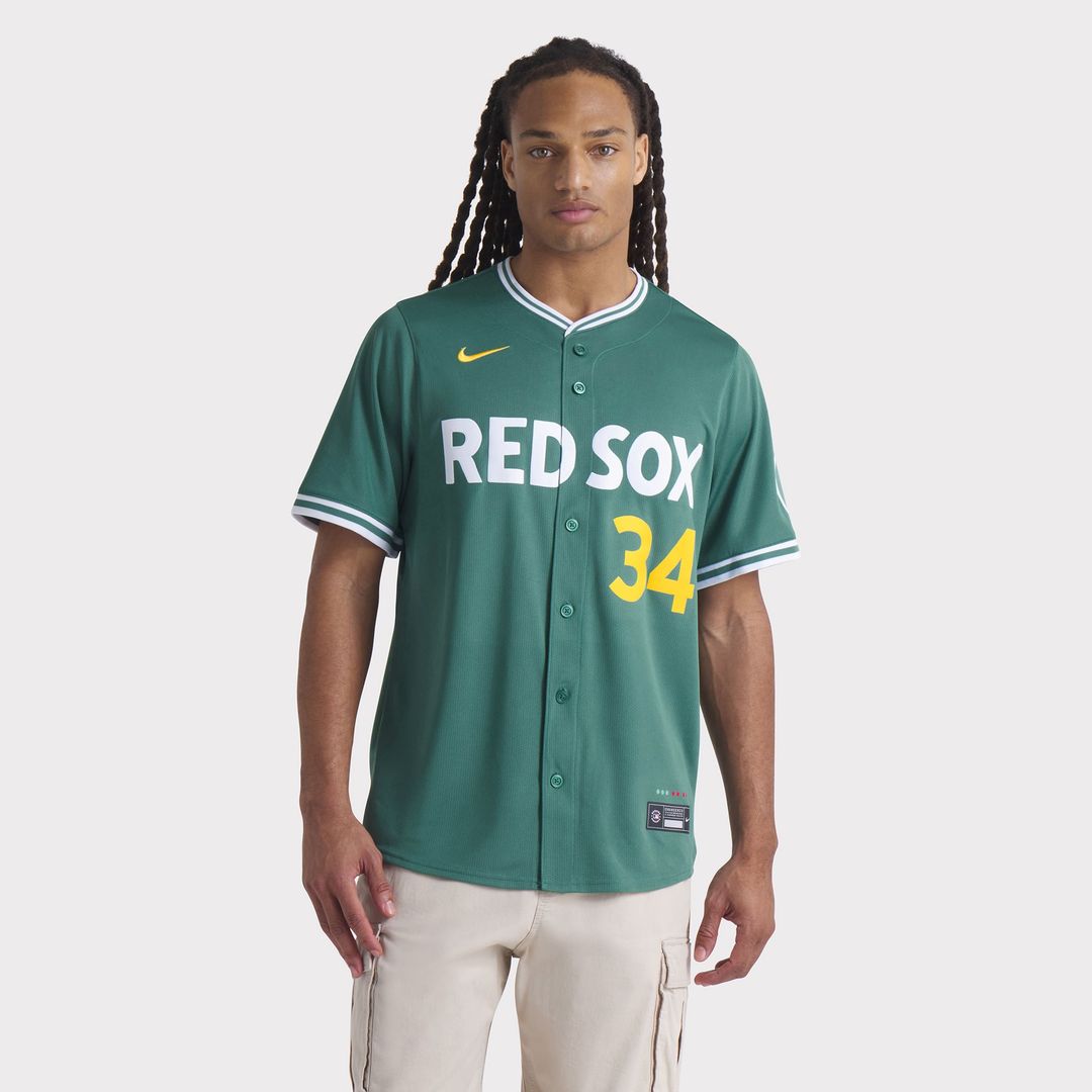 Boston Red Sox David Ortiz Green 2025 City Connect Limited Retired Baseball Jersey | MLB Baseball Jersey